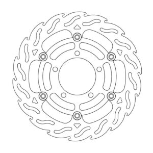 Moto-Master Moto-Master Flame series floating brake rotor