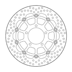 Moto-Master Moto-Master Halo series floating brake rotor