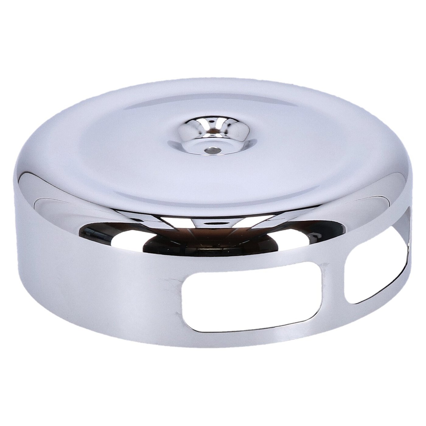 Mikuni Mikuni, HSR42 air cleaner cover (with cut-out). Chrome