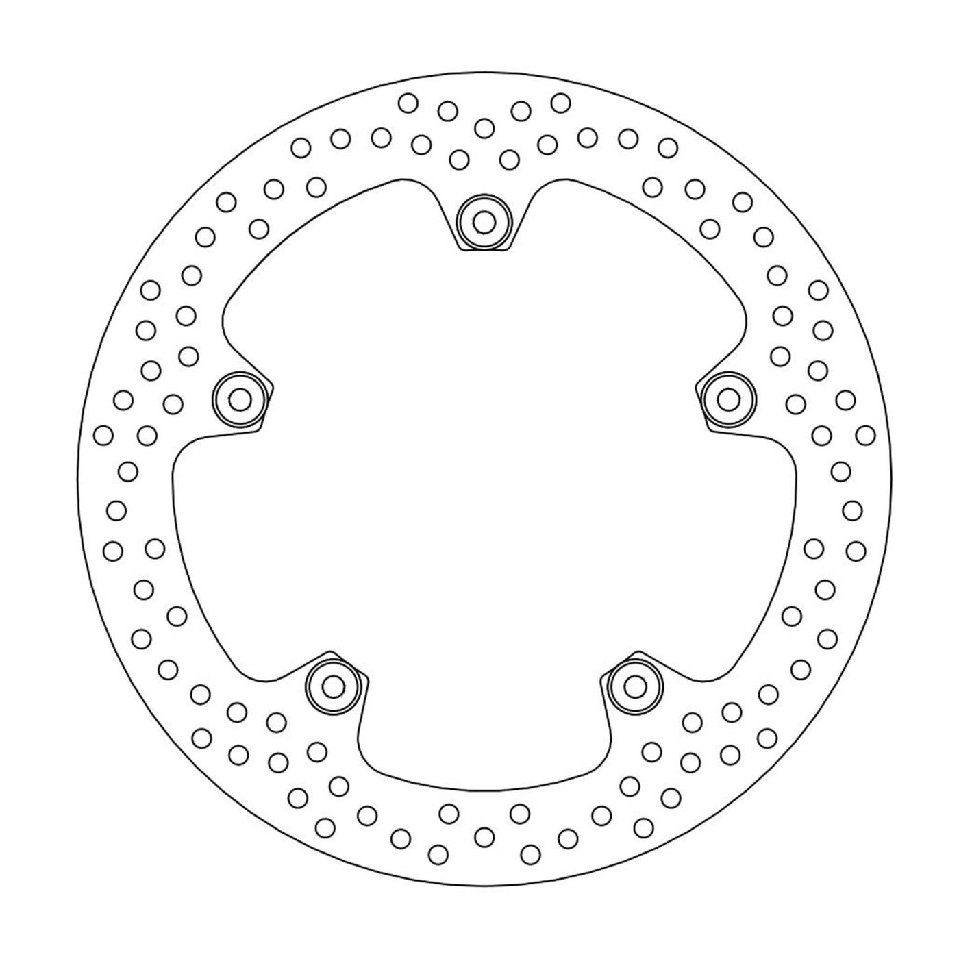 Moto-Master Moto-Master Halo series fixed rivited brake rotor