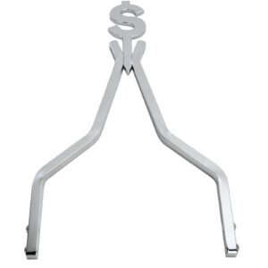 Cycle Visions Cycle Visions Moneytube sissy bar 18", chrome