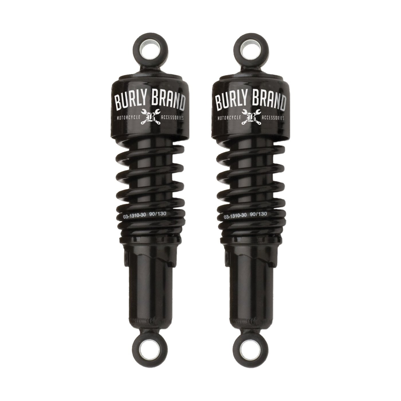 Burly Burly, Slammer shocks set 10.5". Black