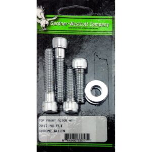 Gardner-Westcott GW, top front motor mount kit. Chrome