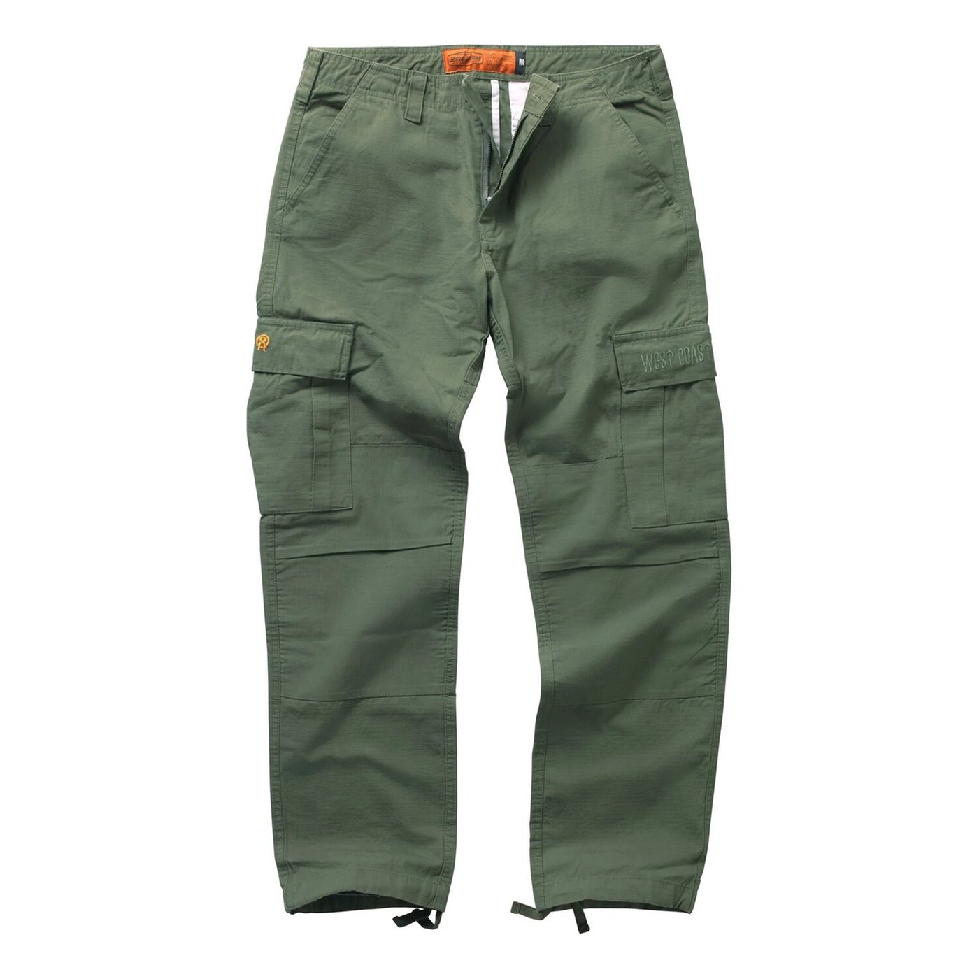 West Coast Choppers WCC Caine ripstop cargo pants green