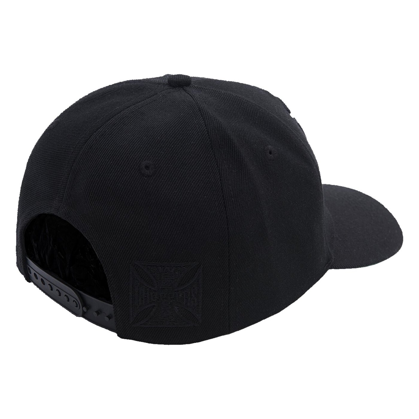 West Coast Choppers WCC Tone To Tone OG Classic round bill snapback cap black - Image 2