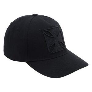 West Coast Choppers WCC Tone To Tone OG Classic round bill snapback cap black