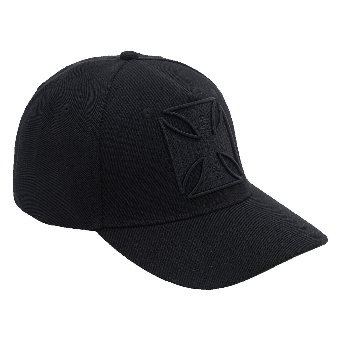 West Coast Choppers WCC Tone To Tone OG Classic round bill snapback cap black