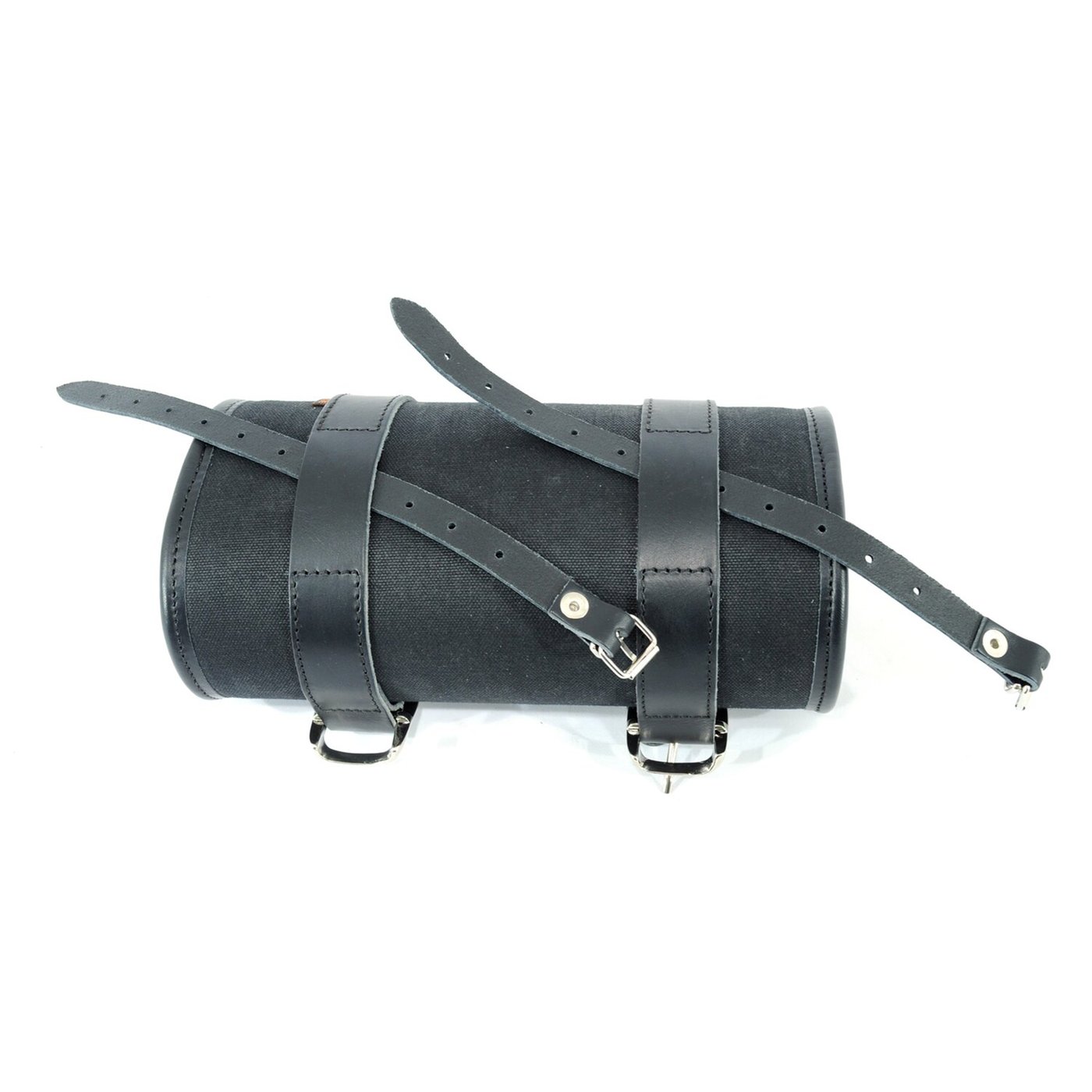 Longride Longride, Classic tool roll waxed cotton. Black - Image 2