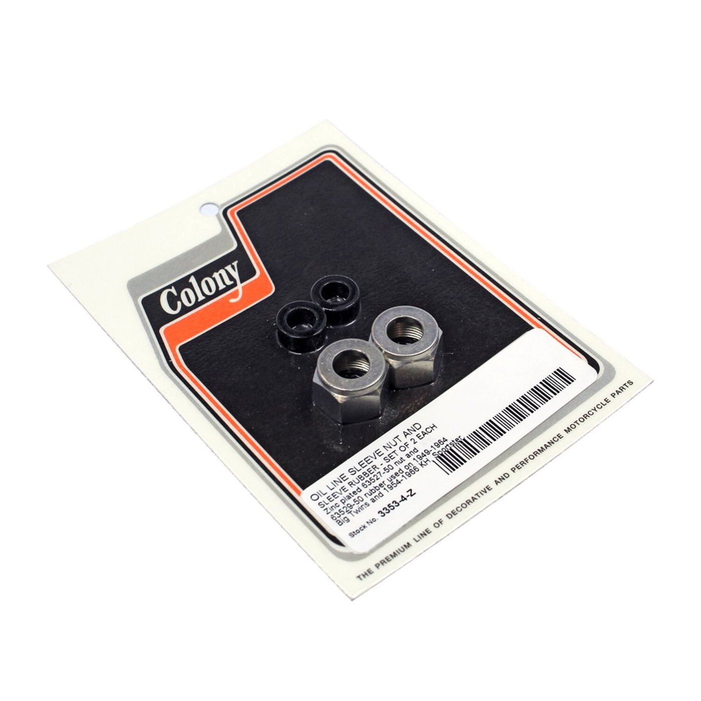 Colony Colony, oil line sleeve and nut kit