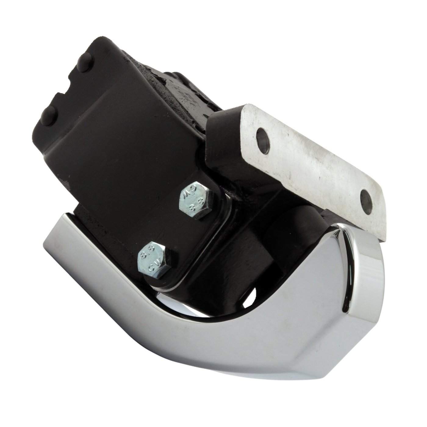 Belt Drives Ltd. BDL, billet engine stabilizer for Dyna. Chrome