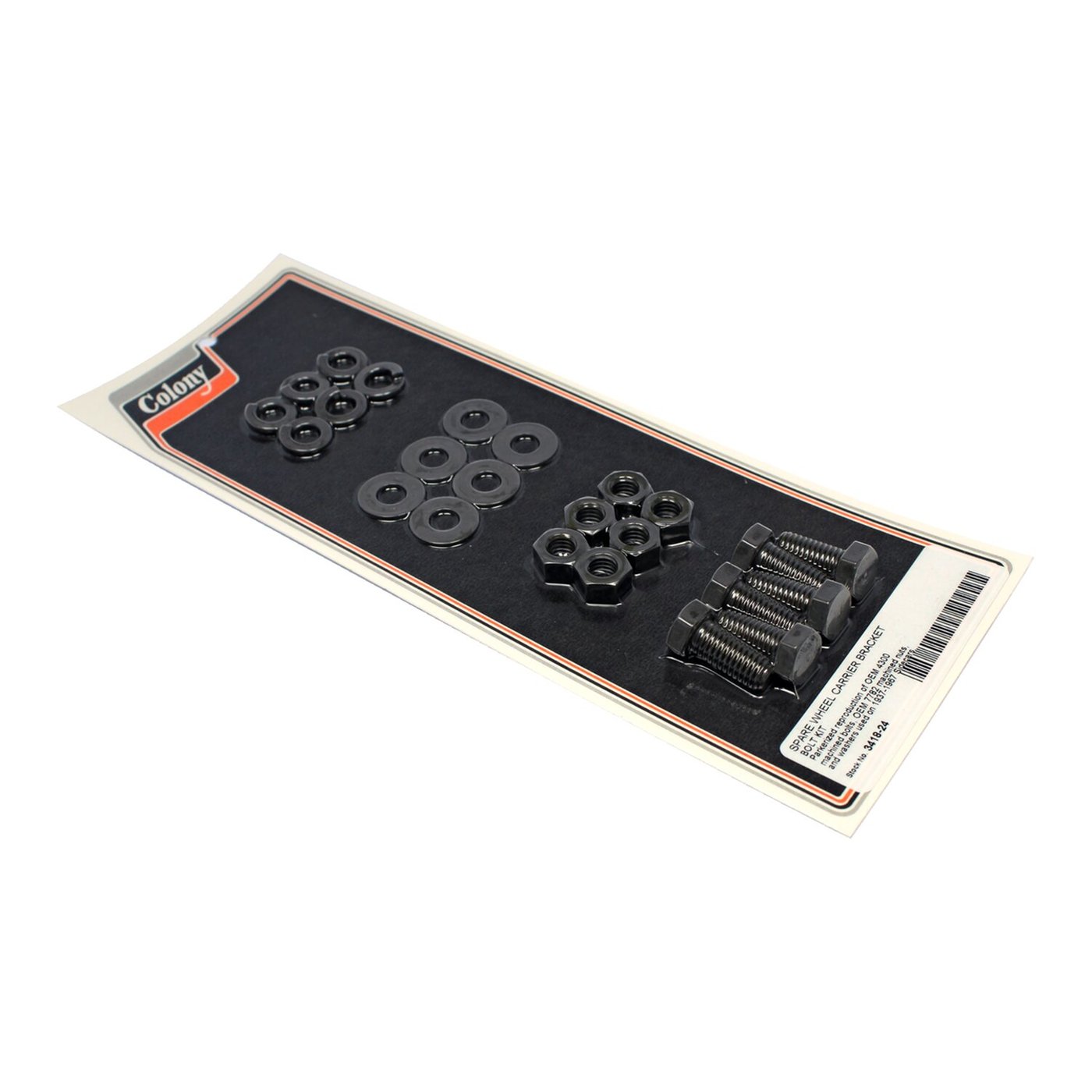 Colony Colony, spare wheel carrier bracket bolt kit
