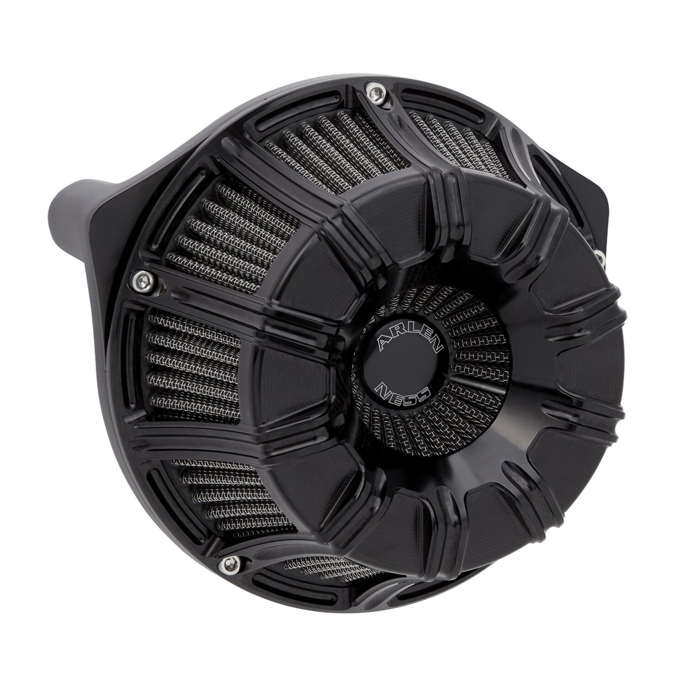 Arlen Ness Arlen Ness, inverted air cleaner kit '10-Gauge'. All black