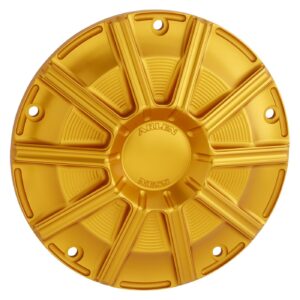 Arlen Ness Arlen Ness, 10-Gauge I derby cover. Gold