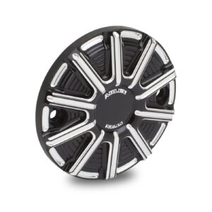 Arlen Ness Arlen Ness, 10-gauge point cover. Black contrast