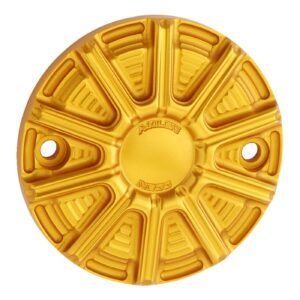 Arlen Ness Arlen Ness, 10-gauge point cover. Gold anodized