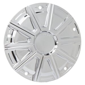 Arlen Ness Arlen Ness, 10-Gauge II derby cover. Chrome