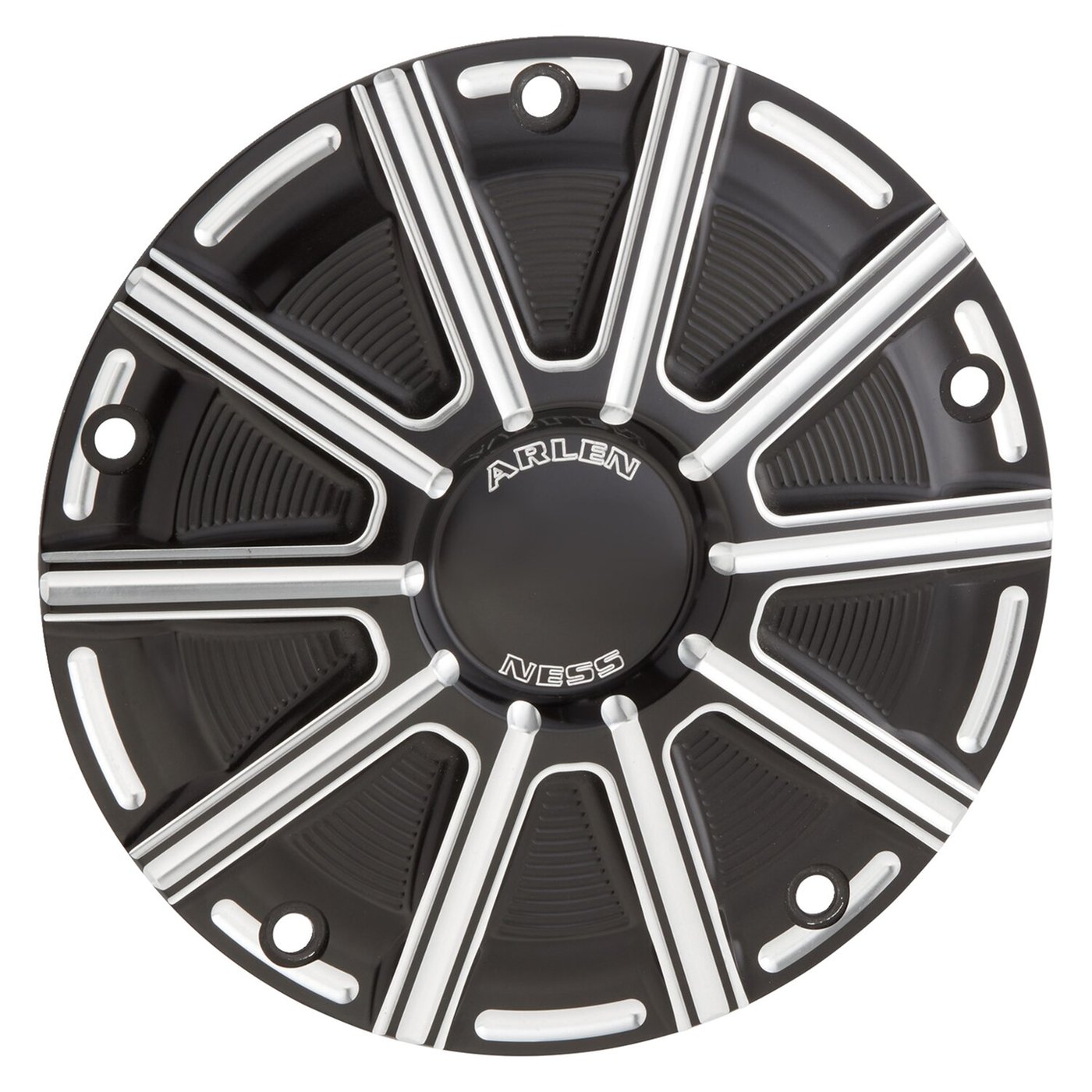 Arlen Ness Arlen Ness, 10-Gauge II derby cover. Black Contrast
