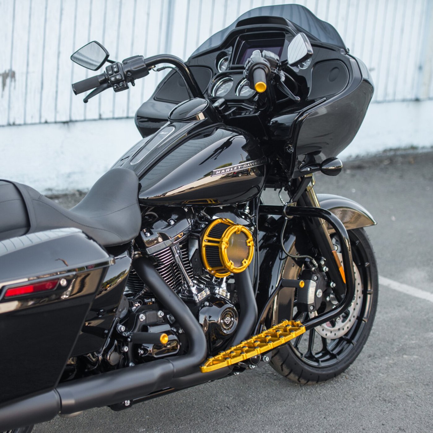 Arlen Ness Arlen Ness, Knurled fusion rubber grips gold - Image 2