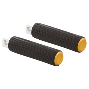 Arlen Ness Arlen Ness,  Fusion foot pegs, Knurled. Gold end caps