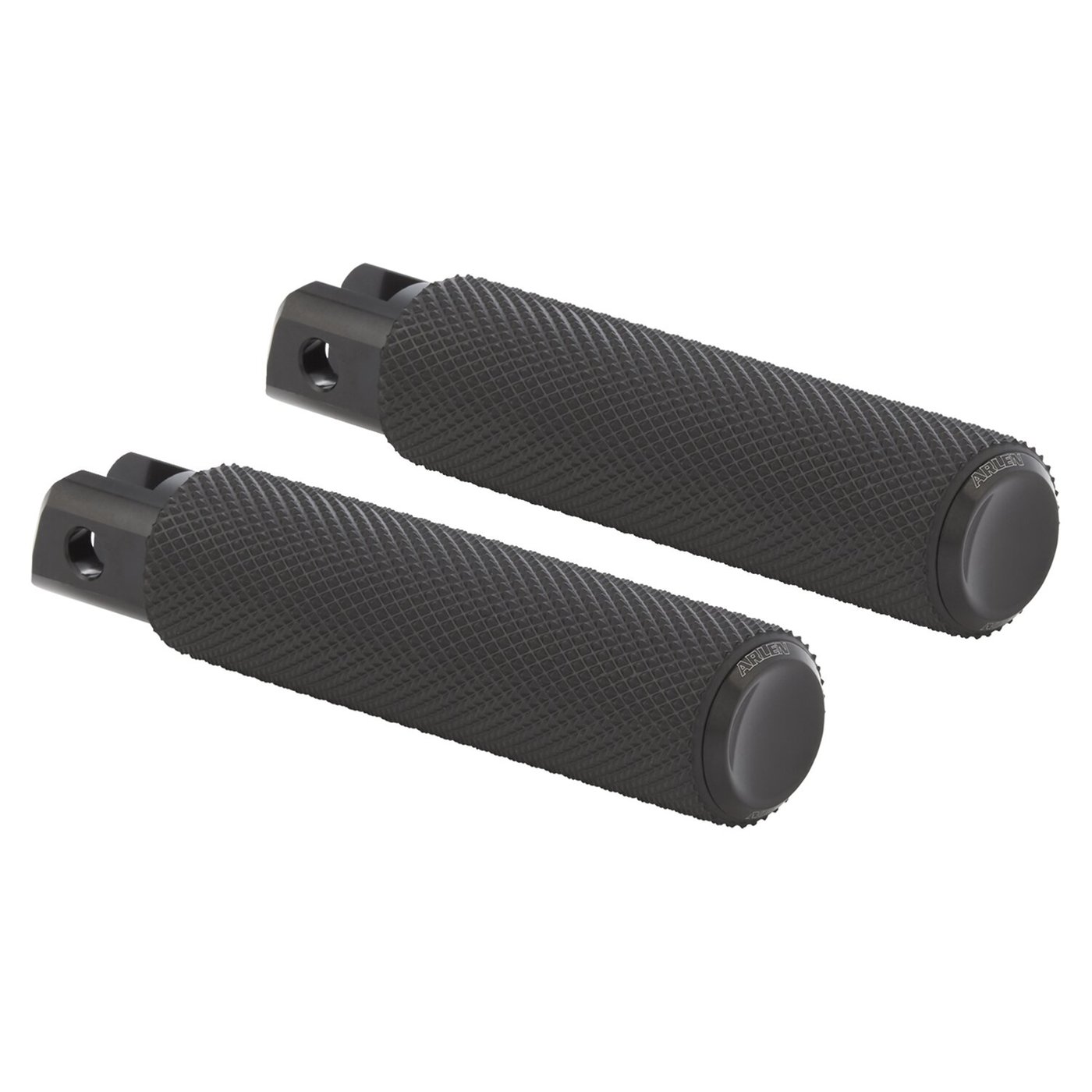 Arlen Ness Arlen Ness, Knurled rider foot pegs. Black