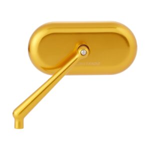 Arlen Ness Arlen Ness, Oval forged mirror. Left, gold