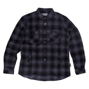 MCS MCS Worker flanel shirt black/grey