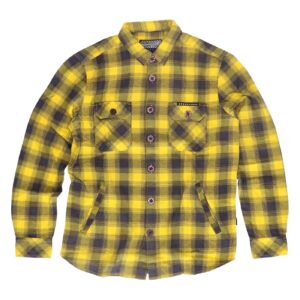 MCS MCS Worker flanel shirt yellow/grey