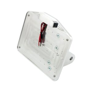 CPV CPV, Dyna shock mount license plate bracket kit EU. Polished