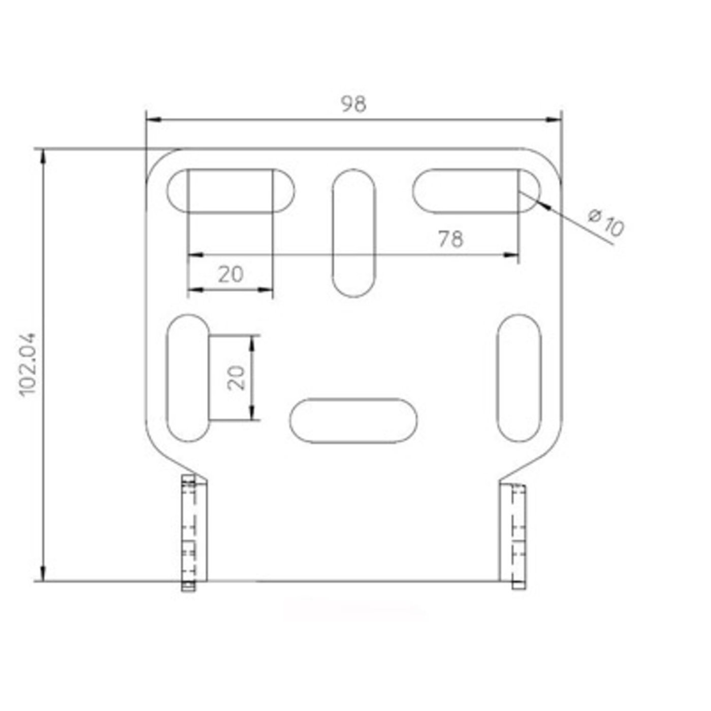 Zieger Zieger, under fender license plate bracket kit. Pro2 - Image 2