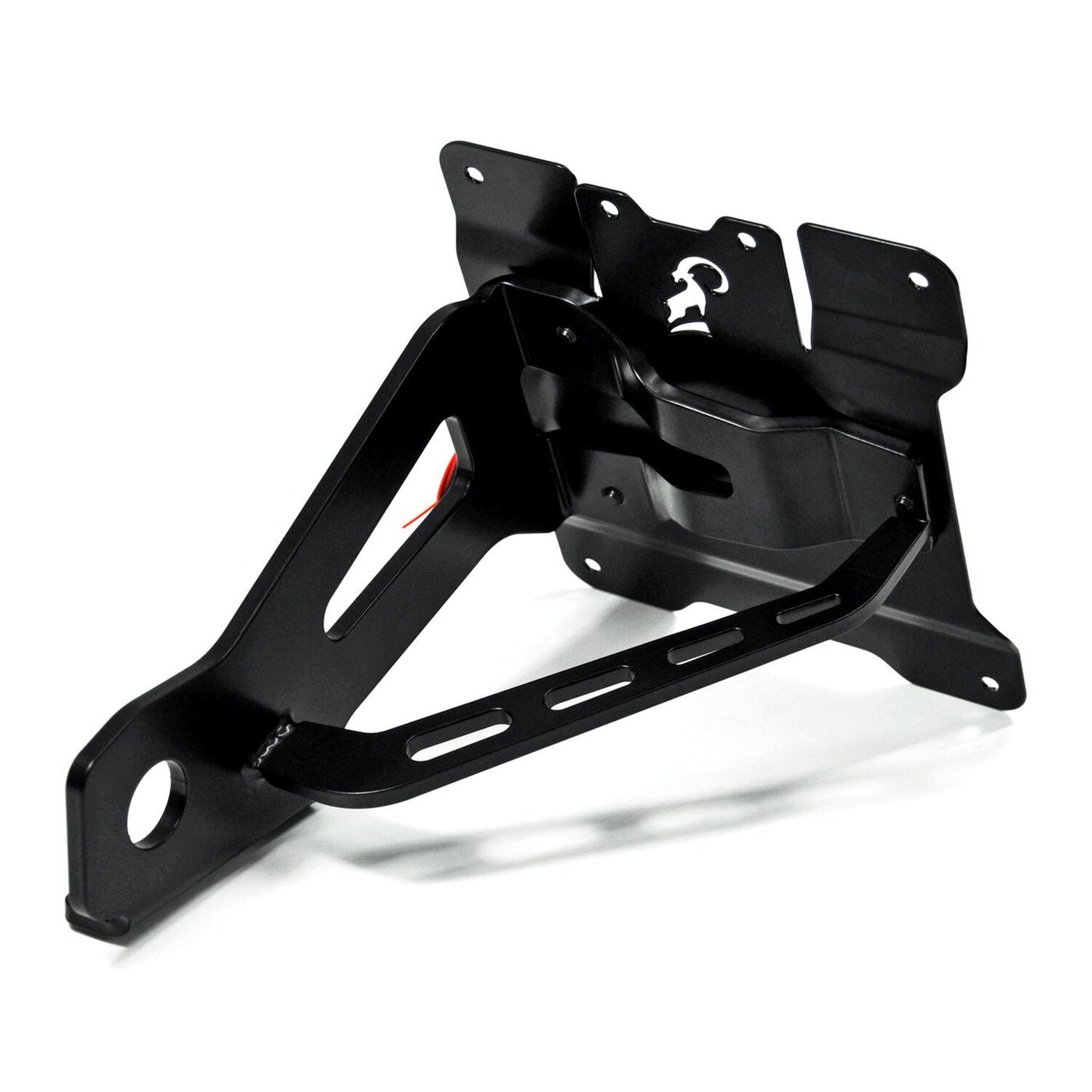 Zieger Zieger, side mount license plate bracket kit. Black - Image 2
