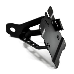 Zieger Zieger, side mount license plate bracket kit. Black