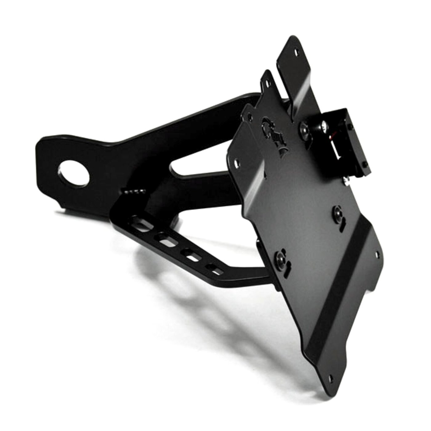 Zieger Zieger, side mount license plate bracket kit. Black