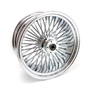 MCS MCS radial 48 fat spoke rear wheel 8.50 x 18 chrome