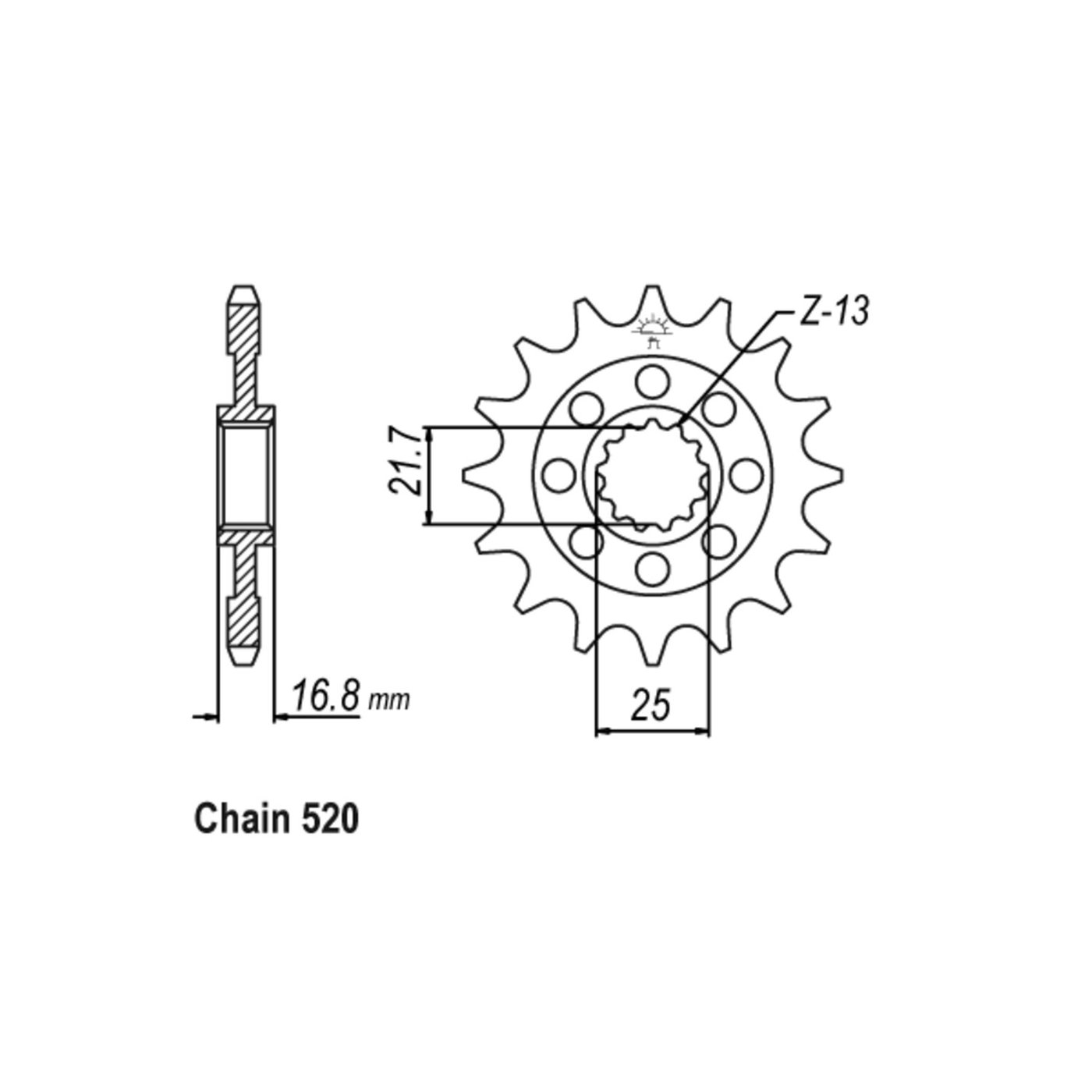 JT Sprockets JT Front Sprocket 1373.16