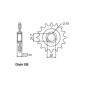 JT Sprockets JT Front Sprocket 1381.15