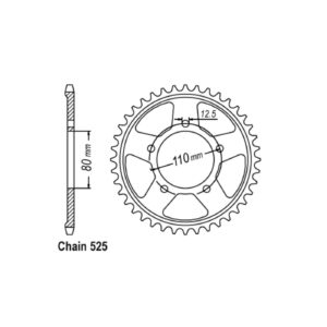 JT Sprockets JT rear sprocket 1331.42