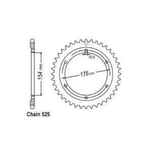 JT Sprockets JT rear sprocket 1346.43