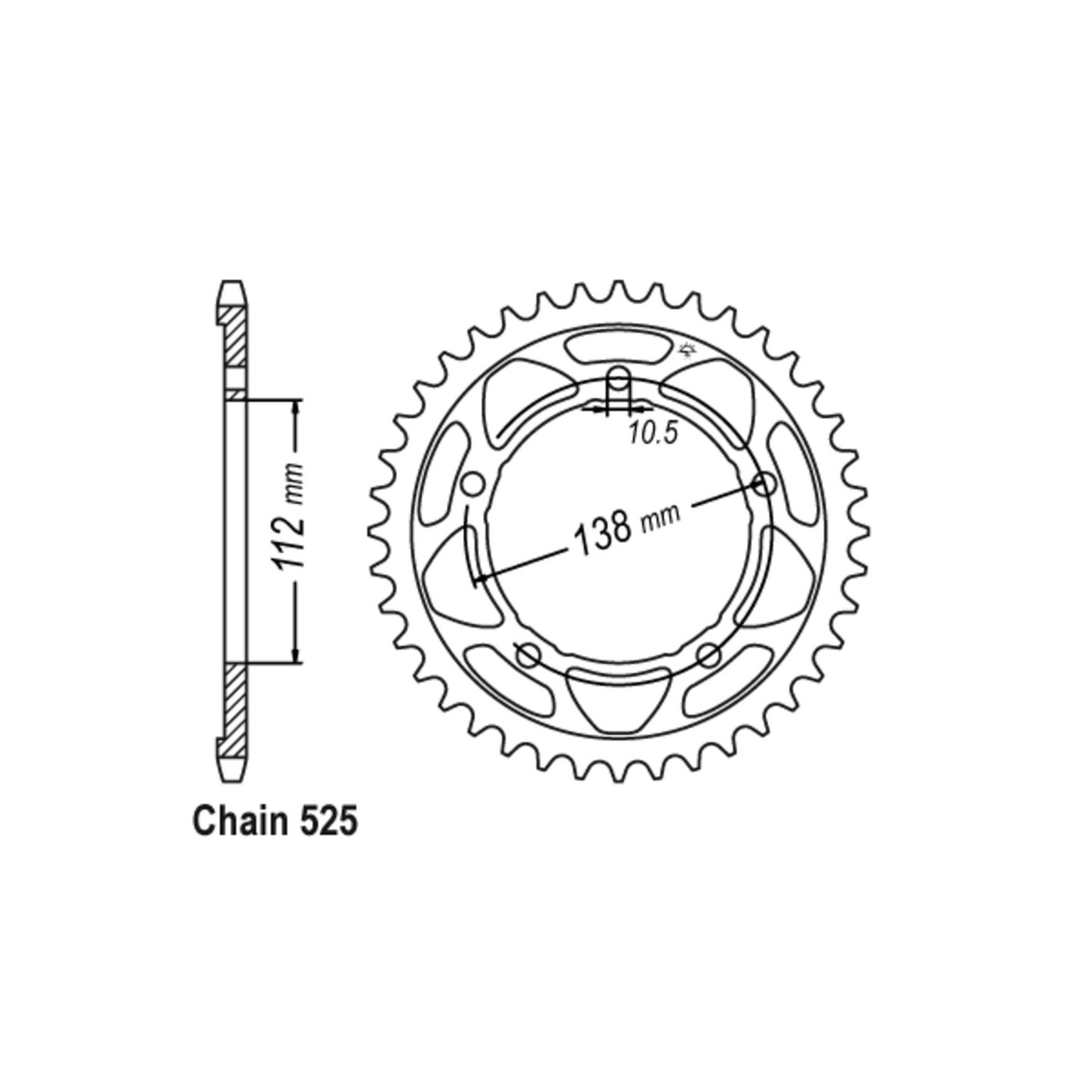 JT Sprockets JT rear sprocket 1877.41