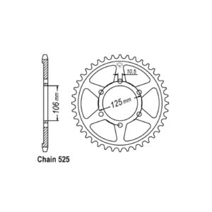 JT Sprockets JT rear sprocket 2014.50
