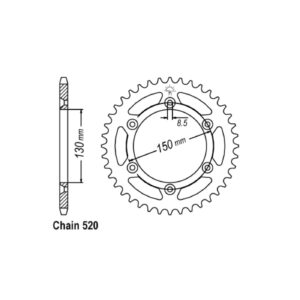 JT Sprockets JT rear sprocket 251.48