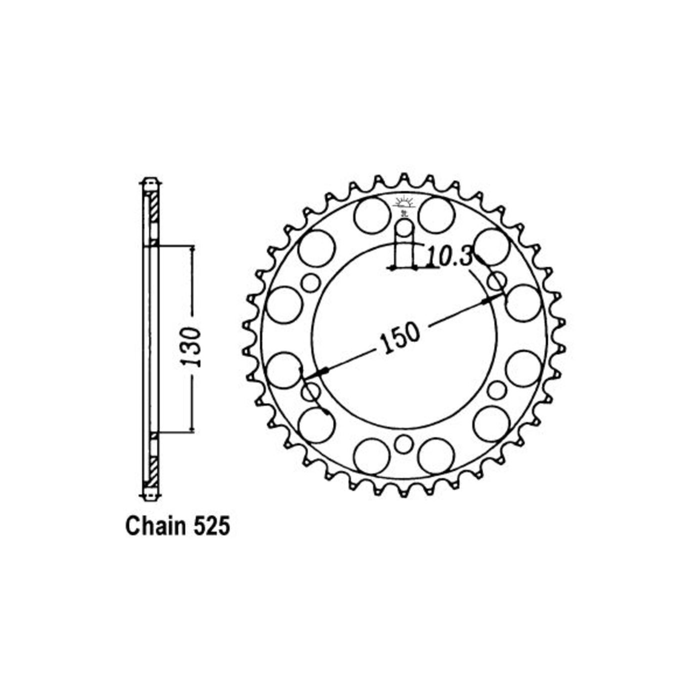 JT Sprockets JT rear sprocket 300.46