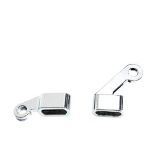 MCS Fastline, below bar LED turn signal set. Chrome, smoke lens