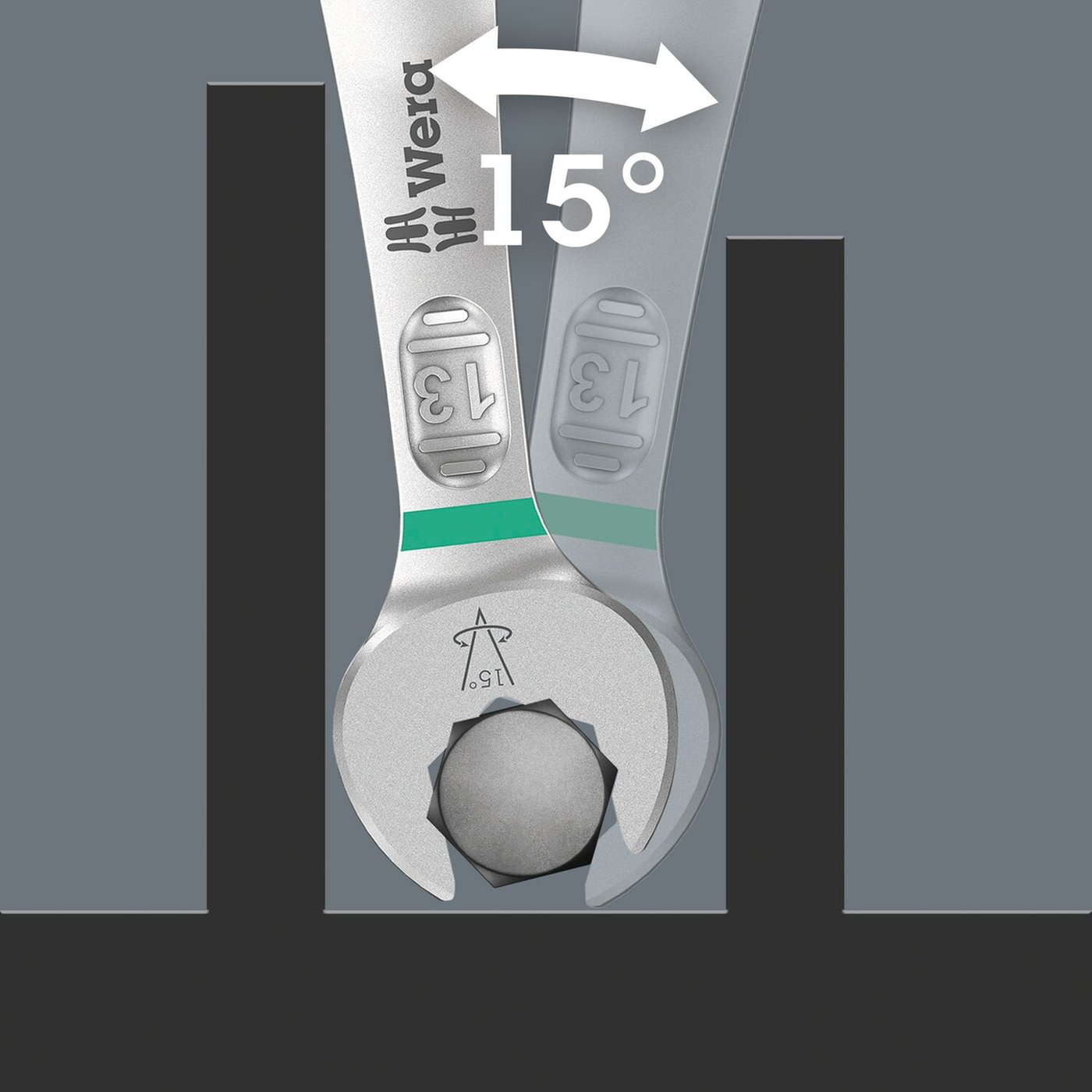 Wera Wera, Joker 6003 series open/ box end wrench set - Metric - Image 2