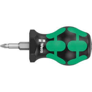 Wera Wera Stubby screwdriver series 355 PZ1 for Pozidriv screws