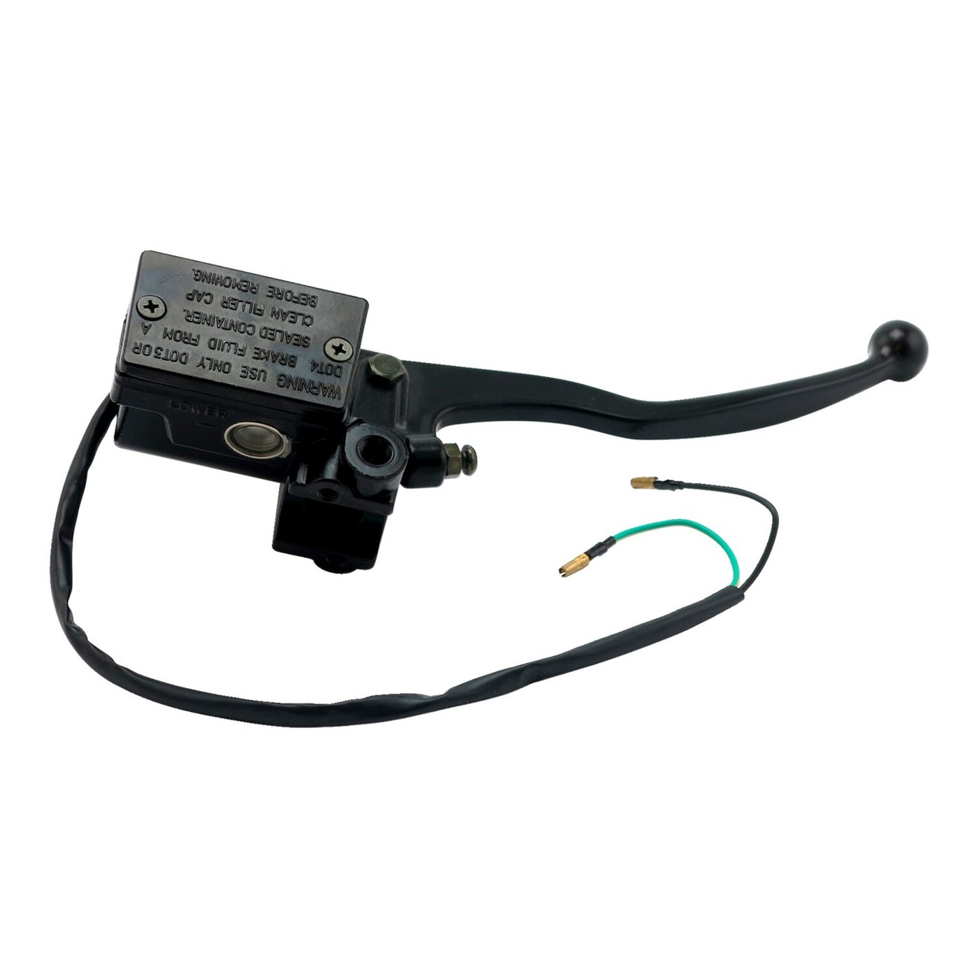 Emgo Emgo, OEM style handlebar master cylinder. Brake. 16mm
