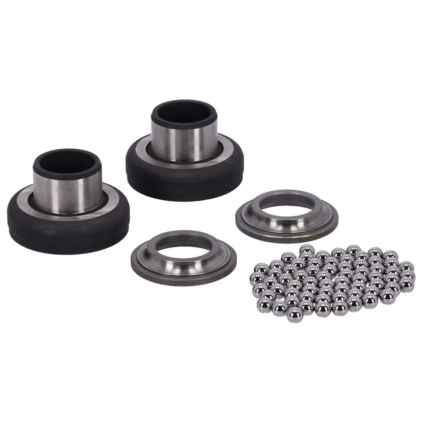 Samwel Cups/cones for fork and frame, with chromium balls