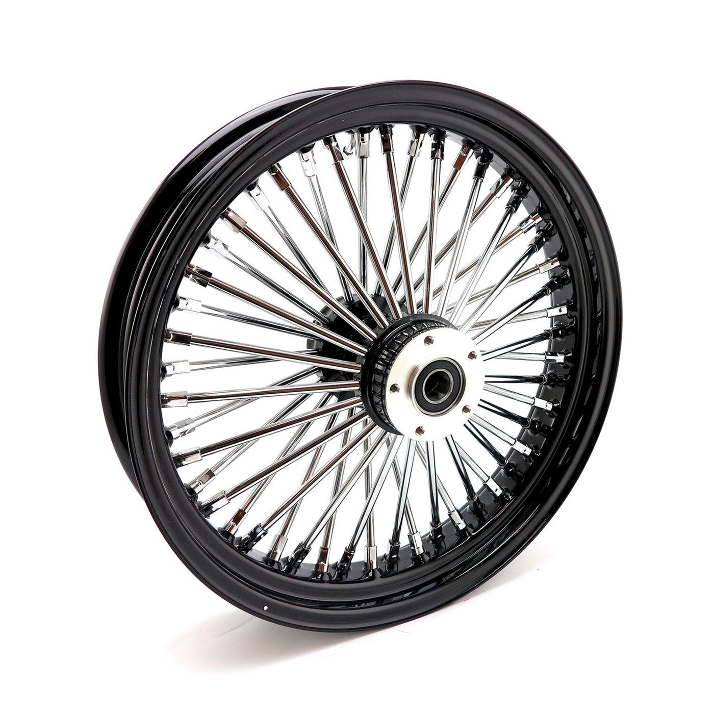 MCS MCS radial 48 fat spoke front wheel 3.50 x 18 DF black - Image 2
