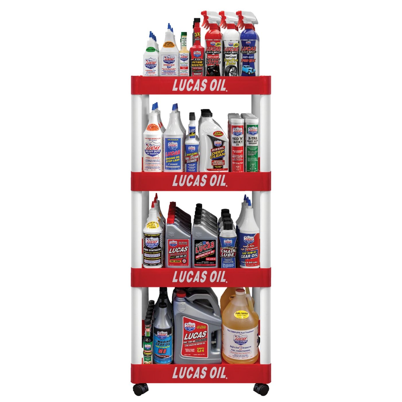 Lucas Oil Lucas, oil 4-shelf display rack - Image 2