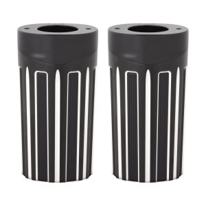 Arlen Ness Arlen Ness, 10-Gauge fork boots for fat wheels. Black CC