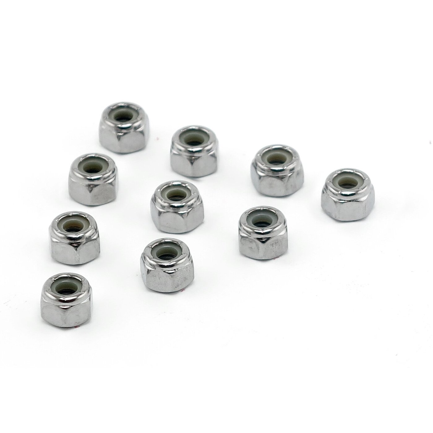 Colony Colony 7/16-14 nylon insert lock nuts chrome - Image 2
